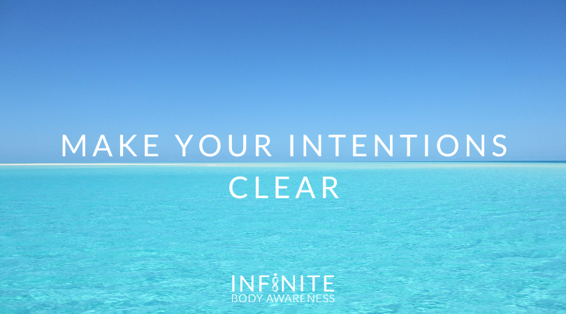Make Your Intentions Clear
